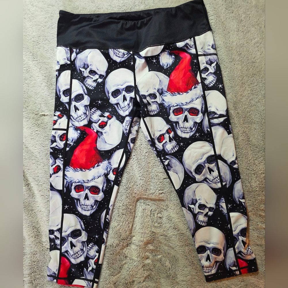 CVG Naughty List Capri Length Leggings